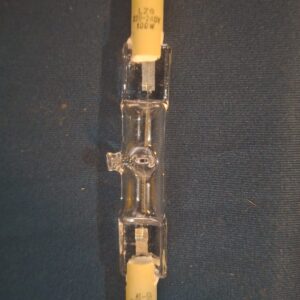 R7S halogen bulb 100W – linear double-ended light (78mm).