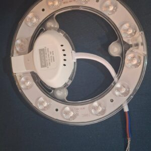 12W LED ceiling fan light module – replacement ring (cool white).